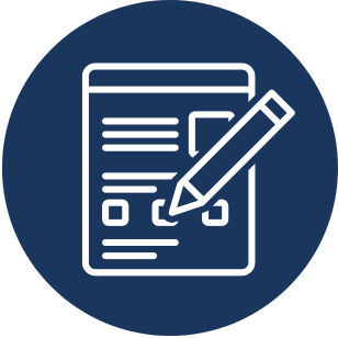 Paper forms and pencil